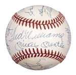 500 Home Run Club Multi-Signed ONL White Baseball With 20 Signatures Including Mantle, Williams and Mays (PSA/DNA)